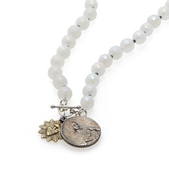 商品Miracle Icons by Mary Jo Pane | 10 mm Coated Jade Wrap Necklace,商家Zappos,价格¥3672图片