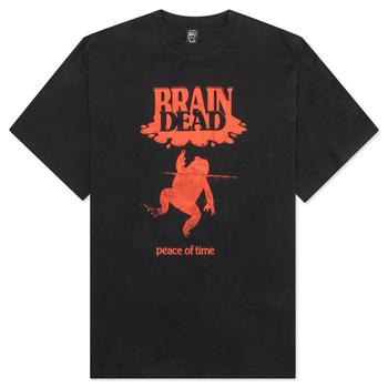 Brain Dead | Brain Dead Peace of Time T-Shirt - Black商品图片,额外8.5折, 额外八五折