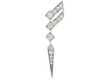 STATEMENT | Stairway wings diamond & silver earring,商家24S Paris,价格¥19022