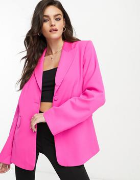 & Other Stories | & Other Stories co-ord single breasted blazer in hot pink商品图片,8折, 独家减免邮费