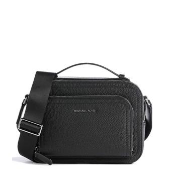 商品Michael Kors | Black Hudson Pebbled Leather Crossbody Bag,商家Jomashop,价格¥1649图片