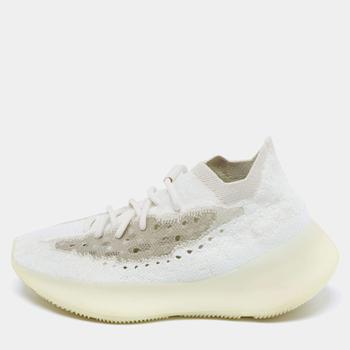 yeezy380, [二手商品] YEEZY | Yeezy x Adidas Tri-Color Knit Fabric Boost 380 Calcite Glow Sneakers Size 39 1/3商品图片 