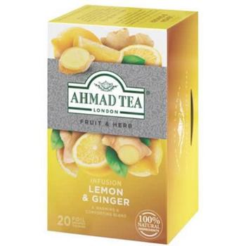 商品AhmadTea | Ahmad Tea Lemon and Ginger Herbal Tea (Pack of 3),商家Macy's,价格¥153图片