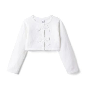 Janie and Jack | Bow Cardigan (Toddler/Little Kids/Big Kids) 