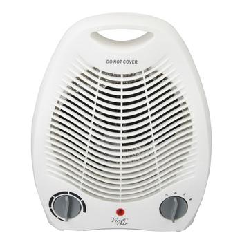 商品Vie Air 1500W Portable 2-Settings White Office Fan Heater with Adjustable Thermostat,商家Macy's,价格¥263图片
