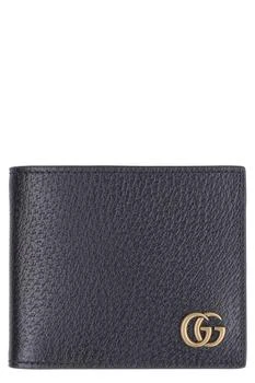 Gucci | Gucci Leather Flap-Over Wallet,商家Baltini,价格¥3673