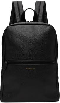 Common Projects | Black Textured Leather Simple Backpack商品图片,独家减免邮费