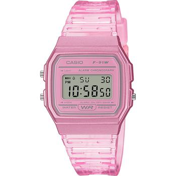 推荐Unisex Digital Pink Jelly Strap Watch 35.2mm商品