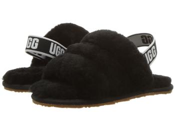 商品UGG | 儿童款羊毛皮拖鞋 (幼童/小童),商家Zappos,价格¥322图片