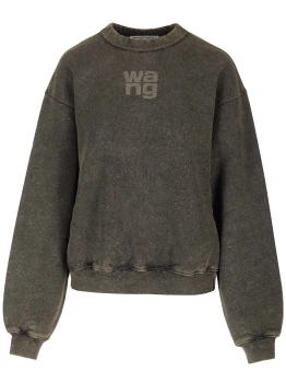 推荐ALEXANDER WANG 灰色女士卫衣/帽衫 4CC3231658-305商品