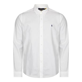 推荐Ralph Lauren Custom Fit Poplin Shirt - White商品