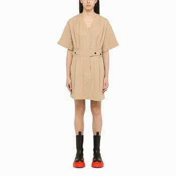 推荐Beige cotton canvas dress商品