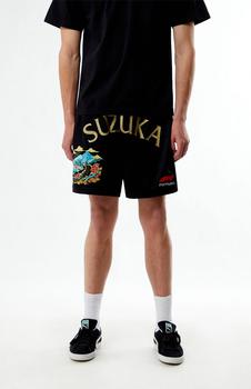 Shop x PacSun Suzuka Japan Touge Mesh Shorts on Sale at