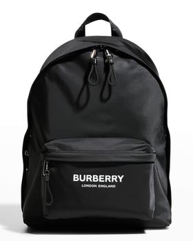 burberry双肩包, Burberry | Men's Nylon Logo Backpack商品图片 