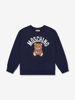 推荐Kids Teddy Bear Logo Sweatshirt in Navy商品