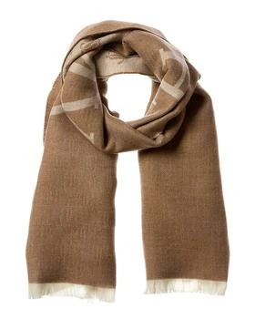 Jimmy Choo | Jimmy Choo JC Monogram Wool Scarf 4.3折