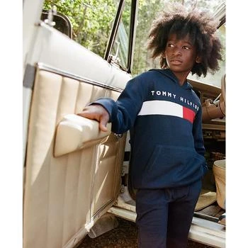 Tommy Hilfiger | Little Boys Exploded Flag Pullover Hoodie,商家Macy's,价格¥121