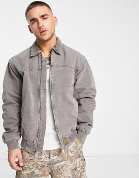 卡哈特外套, Carhartt | Carhartt WIP OG santa fe jacket in washed black商品图片 