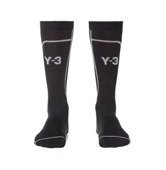 Y-3 | Y-3 黑色中性袜子 HU0022 满$1享9.5折, 包邮包税, 满折