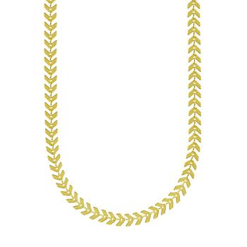 Essentials Jewelry, Essentials | Chevron 18" Chain Necklace in Silver Plate or Gold Plate商品图片 5折×额外7折, 额外七折