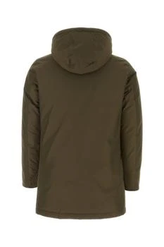 推荐Army green cotton blend down jacket商品