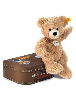 商品Steiff | Kid's 2-Piece Fynn Teddy & Suitcase Toy Set,商家Saks Fifth Avenue,价格¥194图片