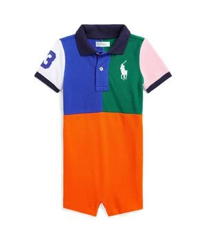 Ralph Lauren | Big Pony Cotton Mesh Polo Shortall (Infant) 8折, 独家减免邮费