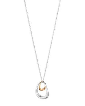 Georg Jensen | 18K Rose Gold & Sterling Silver Offspring Looped Pendant Necklace, 17.72",商家Bloomingdale's,价格¥2716