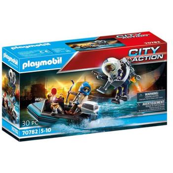 推荐Playmobil Police Jet Pack with Boat (70782)商品
