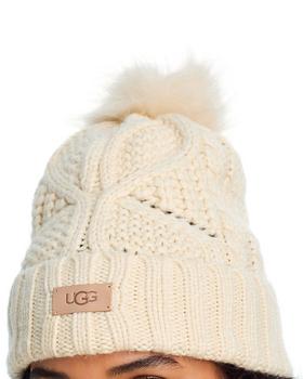 UGG Cable Knit Pom Beanie - Hats - Free Shipping - BeyondStyle