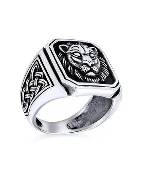 Bling Jewelry | Masculine King of Jungle Lion Ring .925 Sterling Silver,商家Macy's,价格¥439