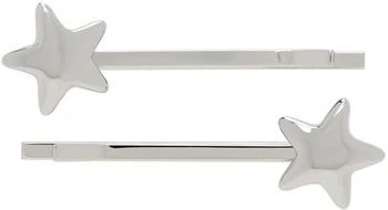 Marland Backus | SSENSE Exclusive Silver Star Hair Pin Set,商家Ssense US,价格¥449