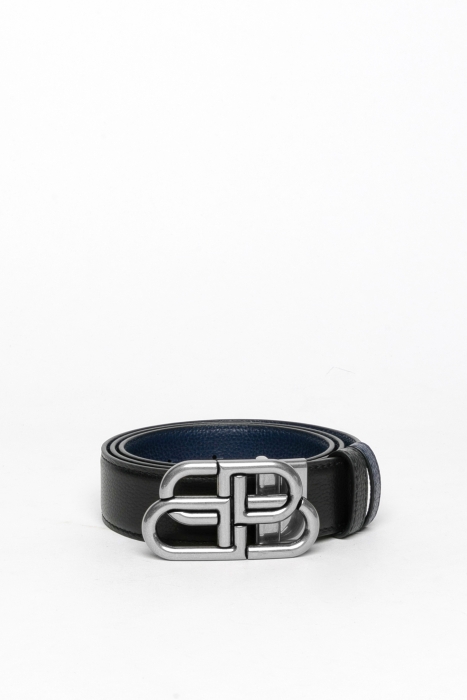 巴黎世家腰带代购, Balenciaga | BALENCIAGA 男士黑色小牛皮腰带 674232-15YYY-1064商品图片 满$100享9.5折, 满折
