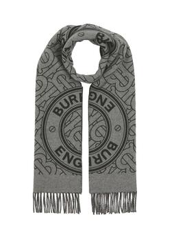 burberry围巾真假, Burberry | Reversible check and monogram cashmere scarf商品图片 