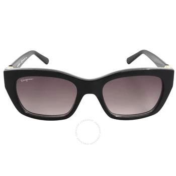 Salvatore Ferragamo | Grey Square Ladies Sunglasses SF1012S 001 53 2.8折, 满$200减$10, 满减