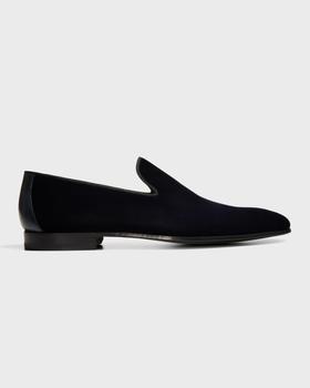 推荐Men's Velvet Venetian Loafers商品