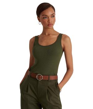 Ralph Lauren | Petite Cotton-Blend Tank Top商品图片,7.7折, 独家减免邮费
