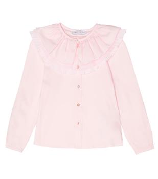商品MONNALISA | Cotton-blend shirt,商家MyTheresa,价格¥997图片
