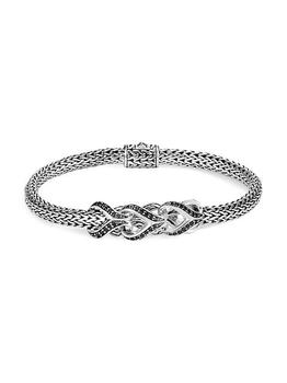 商品John Hardy | Classic Chain Asli Silver, Black Sapphire & Silver Bracelet,商家Saks Fifth Avenue,价格¥5030图片