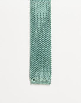 ASOS | Noak knitted tie in sage green商品图片,7折×额外8折x额外9.5折, 独家减免邮费, 额外八折, 额外九五折