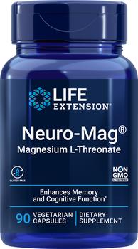 商品Life Extension Neuro-Mag® Magnesium L-Threonate (90 Capsules, Vegetarian)图片