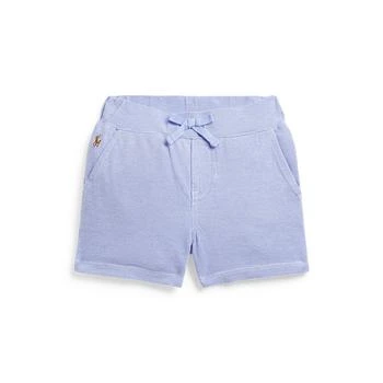 Ralph Lauren | Baby Boys Knit Oxford Drawstring Shorts With Pockets 
