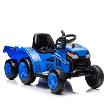 Streamdale Furniture | Streamdale 12V Kids Ride On Electric Tractor Black Knight,商家Premium Outlets,价格¥1313