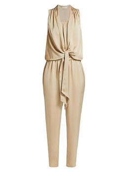 商品Ramy Brook | Dorothy Sleeveless Knotted Jumpsuit,商家Saks Fifth Avenue,价格¥3757图片