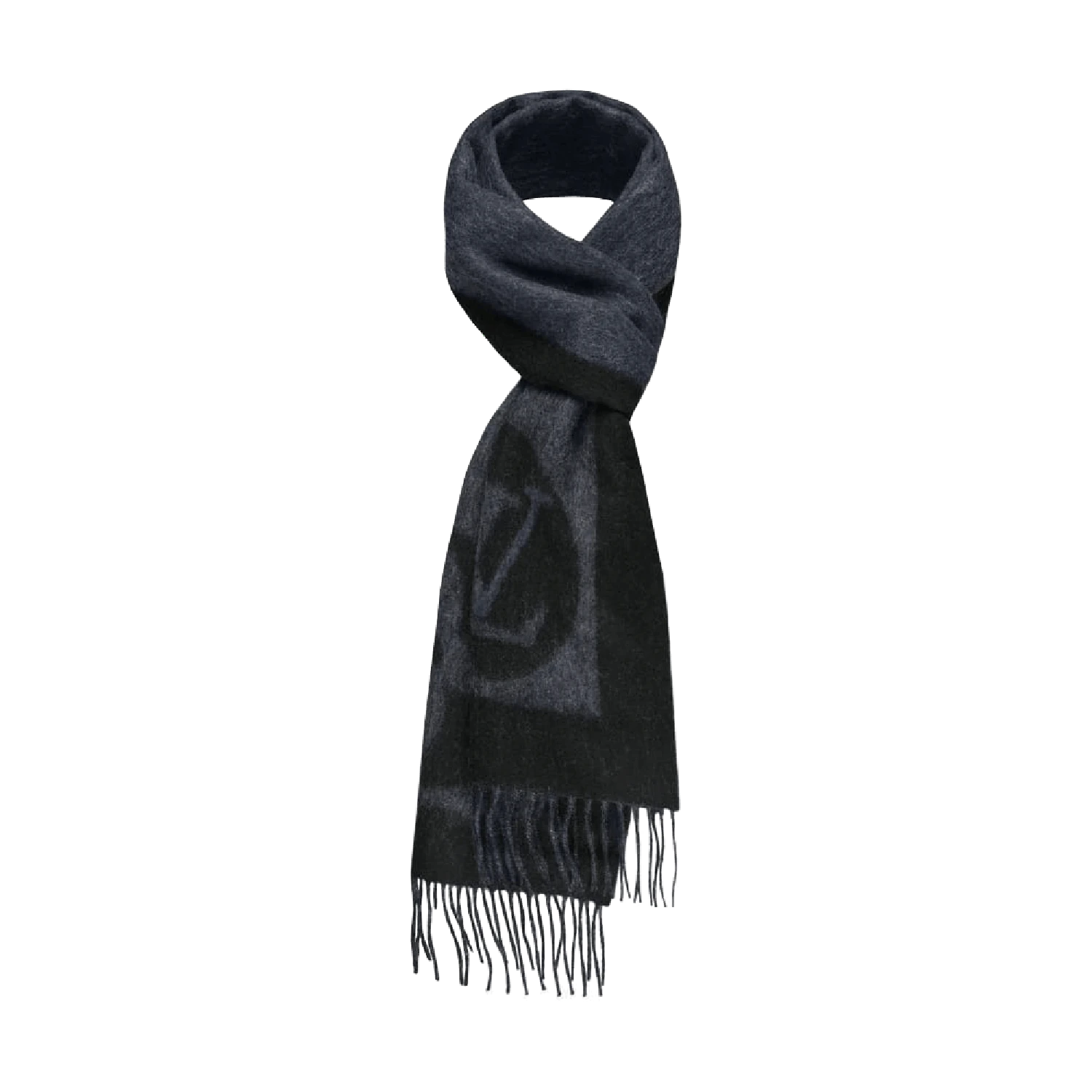 Louis Vuitton | Louis Vuitton/路易威登 男士黑色羊毛羊绒CARDIFF围巾 M70482 7.1折