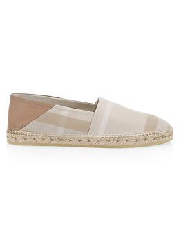 burberry鞋帆布鞋, Burberry | Check Print Espadrilles商品图片 