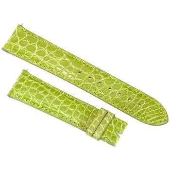 Hadley Roma | 21 MM Lime Green Alligator Leather Strap,商家Jomashop,价格¥373
