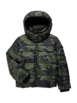 商品S13 | Boy's ​Downhill Camo-Print Down-Blend Jacket,商家Saks OFF 5TH,价格¥501图片