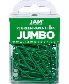 JAM Paper | Colorful Jumbo Paper Clips - Large 2" - Paperclips - 75 Per Pack,商家Macy's,价格¥60