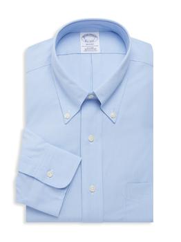 布克兄弟 衬衫, Brooks Brothers | ​Regent-Fit Checked Supima Cotton Dress Shirt商品图片 3.8折